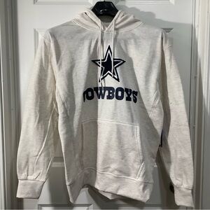 Cowboys Cream Hoodie  unisex size small. NWT.